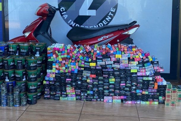 Objetos apreendidos pela equipe da For&ccedil;a T&aacute;tica da Caarap&oacute;