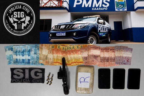 Objetos apreendidos durante a opera&ccedil;&atilde;o nesta quarta-feira (10)