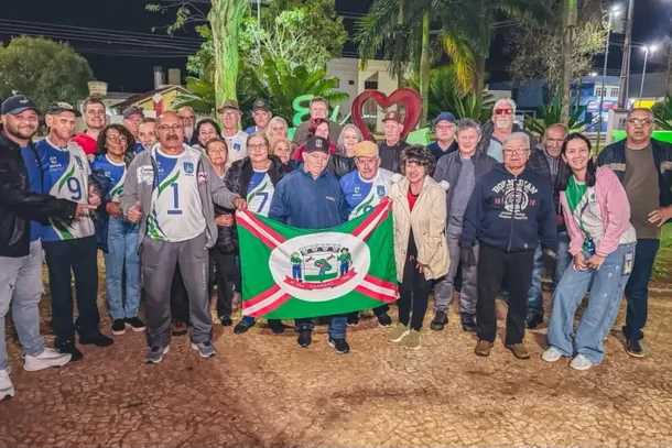 A delega&ccedil;&atilde;o do Projeto Conviver de Caarap&oacute; 