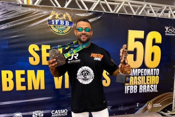 O atleta Renato Ravazini dos Santos