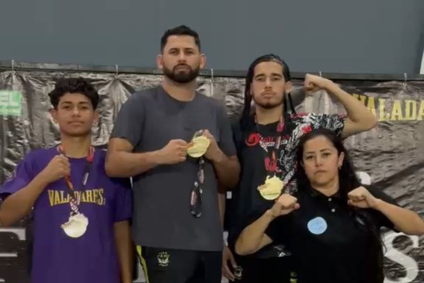 Representantes de Caarap&oacute; na disputa do do Fighters Tournament