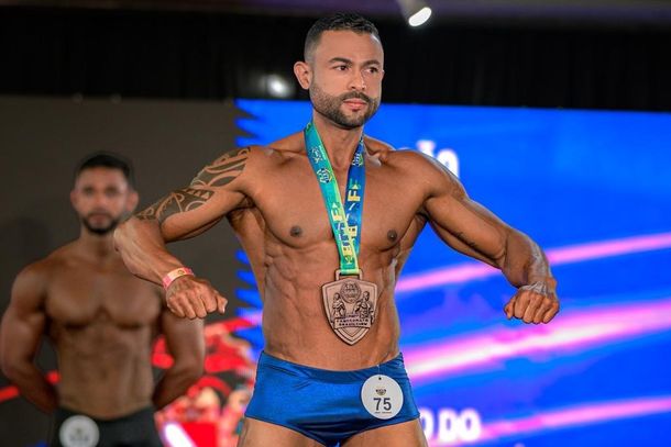 O atleta caarapoense Renato Ravazini dos Santos, que atualmente mora em Juti
