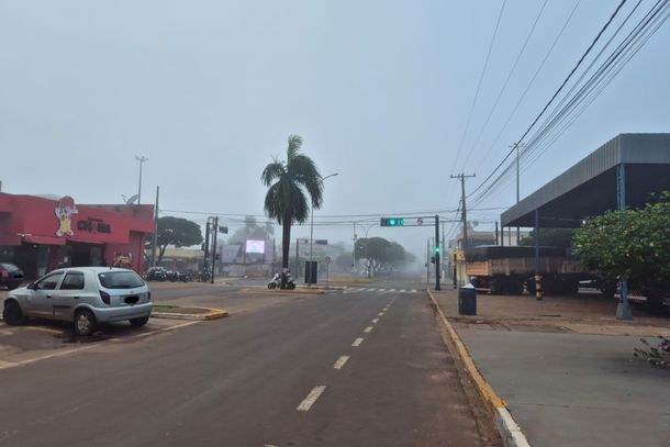 Manh&atilde; deste s&aacute;bado (8), na &aacute;rea central de Caarap&oacute;
