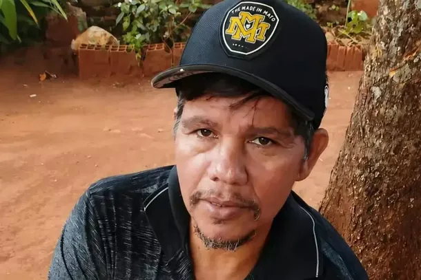 Eleut&eacute;rio em foto divulgada ap&oacute;s o desaparecimento (Foto: reprodu&ccedil;&atilde;o/Ponta Por&atilde; News)
