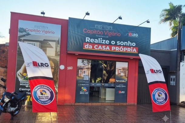 Escrit&oacute;rio da LRG Construtora em Caarap&oacute;