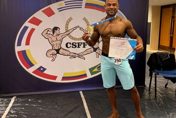 O atleta Renato Ravazini dos Santos, de Juti