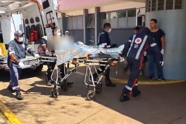 Chegada de M&aacute;rio ao Hospital da Vida; V&iacute;deo e foto: Sidnei Bronka/Ligado Na Not&iacute;cia