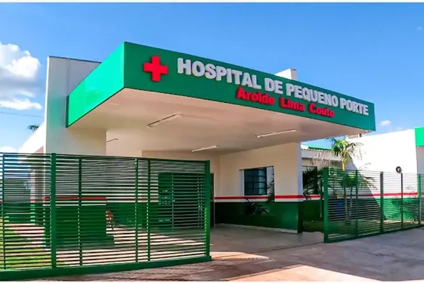 Fachada do Hospital Municipal de Nioaque, onde o menino deu entrada j&aacute; sem vida (Foto: Reprodu&ccedil;&atilde;o)