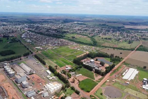Vista a&eacute;ra da regi&atilde;o onde as obras ser&atilde;o realizadas