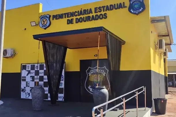 Penitenci&aacute;ria Estadual de Dourados, onde homem de 56 anos estava preso (Foto: Agepen/Divulga&ccedil;&atilde;o)