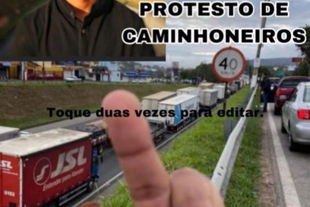 Imagem encaminhada por internauta ao Portal da Cidade