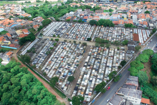 Cemit&eacute;rio Bosque da Saudade, em Campo Limpo Paulista 