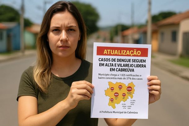 Casos de dengue seguem em alta e Vilarejo lidera em Cabre&uacute;va