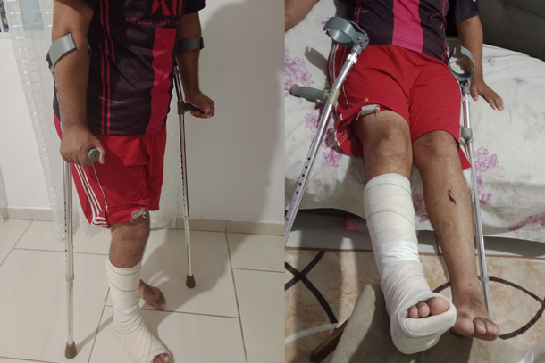 Perda total da moto afeta renda de trabalhador ap&oacute;s acidente