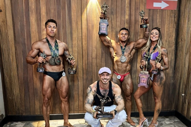 Competidores da cidade garantiram p&oacute;dios e chamaram aten&ccedil;&atilde;o no evento