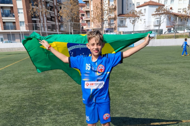 Com apoio e talento, menino da cidade chega a campeonato na Espanha