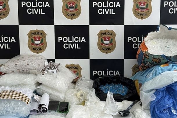 Opera&ccedil;&atilde;o encontra estrutura para preparo de drogas em uma casa de Cabre&uacute;va
