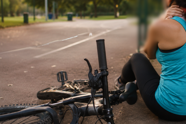Ciclista do Vilarejo &eacute; atingida no pesco&ccedil;o por linha de pipa no Parque da Cidade