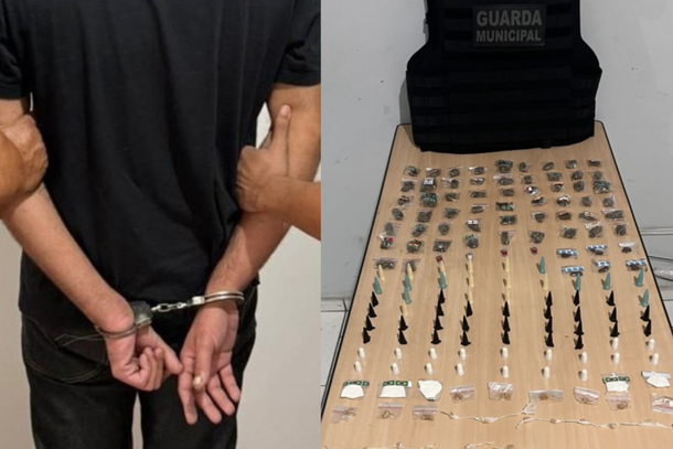 Mais de 160 por&ccedil;&otilde;es de drogas s&atilde;o apreendidas pela Guarda no Vilarejo
