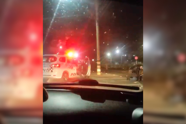  ROCAM acompanha moto em fuga e ocorr&ecirc;ncia termina em queda no Vilarejo (Veja v&iacute;deo)