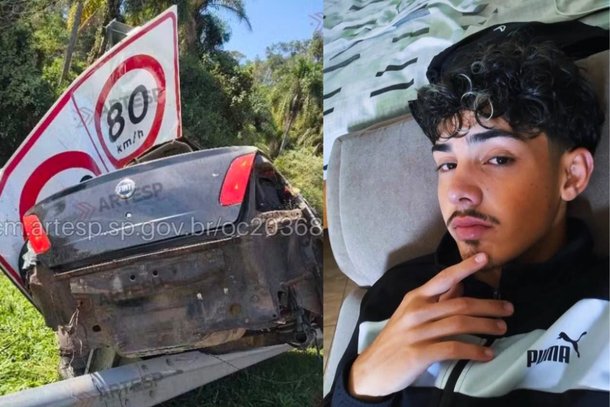 Jovem de 18 anos morre ap&oacute;s acidente na Rodovia Dom Gabriel em Cabre&uacute;va