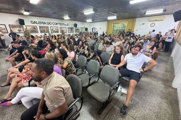 Foto: Sess&atilde;o da C&acirc;mara de Vereadores no 08/01/2025 no dia da vota&ccedil;&atilde;o.