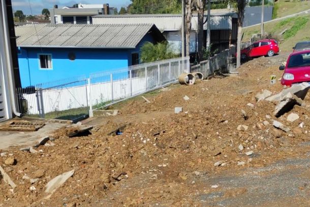 Foto: Rua em Obras - Moradora