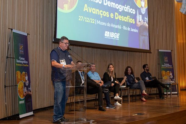Em evento no Rio, IBGE faz balan&ccedil;o do Censo 2022.
