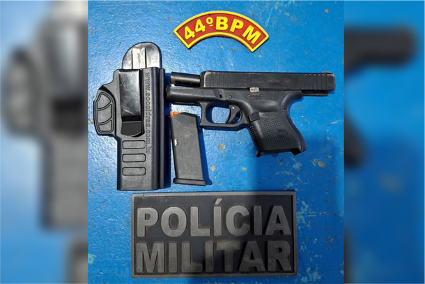 Arma perdida, recuperada pela PM em Coelho Neto