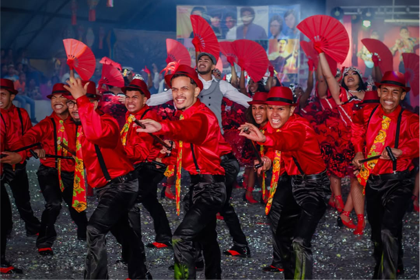 Apresenta&ccedil;&atilde;o Arco &Iacute;ris do Canga&ccedil;o, no Festival Regional de Quadrilhas Estilizadas 2025