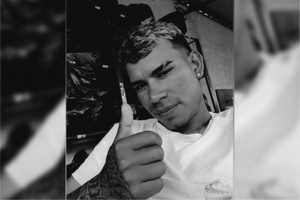, Mateus Ambr&oacute;sio da Silva, de 23 anos, v&iacute;tima de homic&iacute;dio 