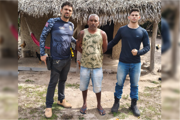 Pris&atilde;o de foragido na zona rural de Coelho Neto