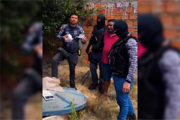 Pris&atilde;o em flagrante por suspeita de tr&aacute;fico no Bonsucesso