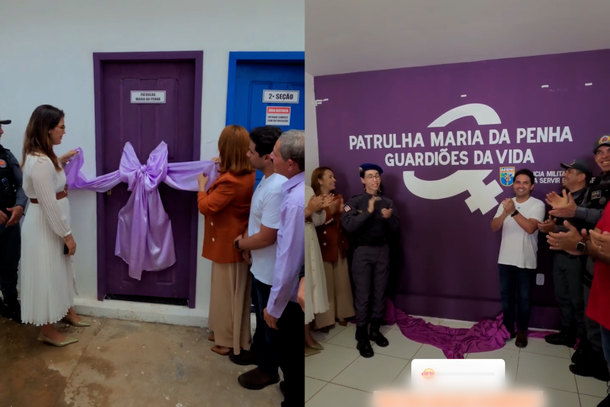 Inaugura&ccedil;&atilde;o sala Patrulha Maria da Penha