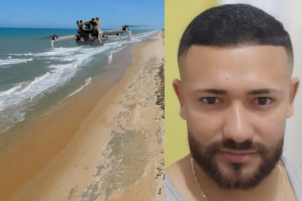 Drone &eacute; utilizado nas buscas por Fagner Barbeiro em S&iacute;tio do Conde