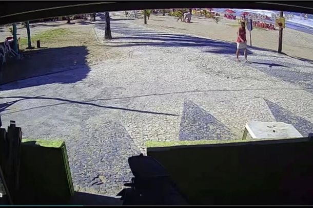 C&acirc;mera de seguran&ccedil;a grava Fagner Barbeiro na tarde antes do desaparecimento
