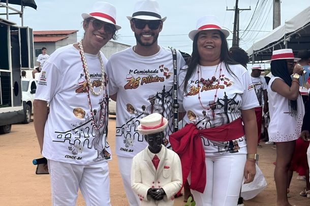 Terreiros participam da 1&ordf; Caminhada de Seu Z&eacute; Pelintra em S&iacute;tio do Conde