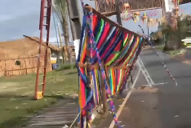 V&iacute;deo mostra danos &agrave; ornamenta&ccedil;&atilde;o do S&atilde;o Jo&atilde;o da Vila