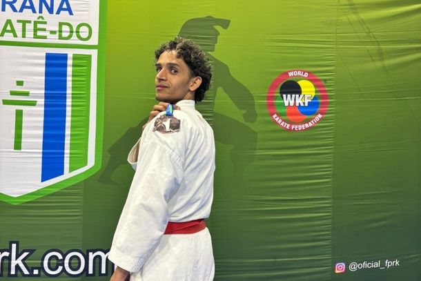 P&oacute;dio no Paran&aacute;: atleta de Conde se destaca em campeonato de karat&ecirc; no Sul do Brasil