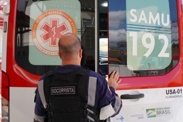 Foto registrada pela secret&aacute;ria de sa&uacute;de de Santa Catarina