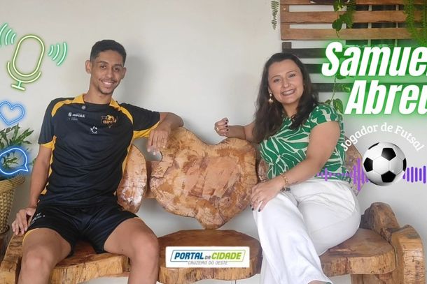 Samuel Abreu relembra sua trajet&oacute;ria no futsal com alegria e inspira&ccedil;&atilde;o para os novos talentos.