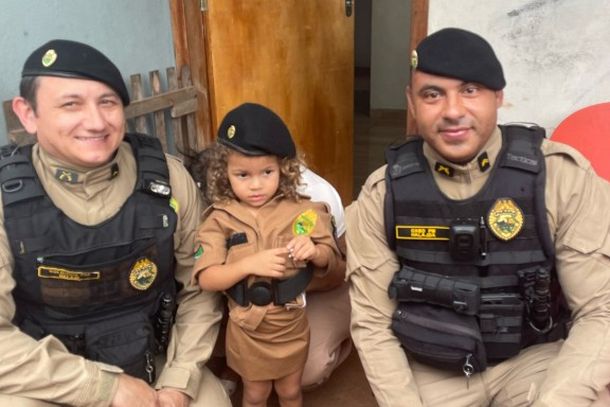 Foto encaminhada da Policia Militar 