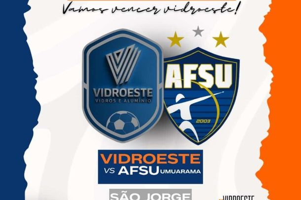 Vidroeste se prepara para um confronto decisivo contra a AFSU na Copa S&atilde;o Jorge. A expectativa &eacute; de jog&atilde;o e casa cheia em S&atilde;o Jorge do Patroc&iacute;nio.