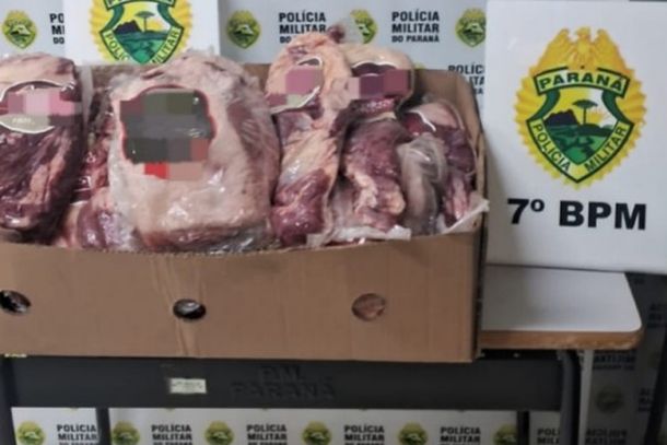 Carnes foram encontradas dentro de ve&iacute;culo de funcion&aacute;rio em empresa da zona rural de Cruzeiro do Oeste.