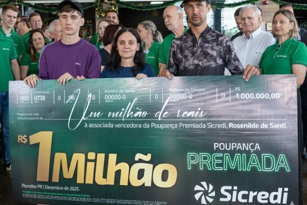 Moradores de Cruzeiro do Oeste j&aacute; foram premiados pelo Sicredi e agora a expectativa &eacute; para o sorteio de R$ 1 milh&atilde;o no dia 25 de julho.
