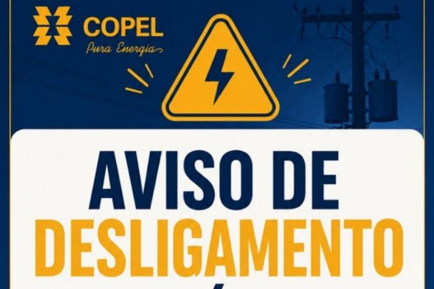 Aten&ccedil;&atilde;o, moradores e comerciantes! A COPEL far&aacute; um desligamento programado de energia nesta ter&ccedil;a-feira (28), das 13h15 &agrave;s 17h15, na regi&atilde;o da Avenida Brasil e Pra&ccedil;a S&atilde;o Francisco, em Cruzeiro do Oeste. Planeje-se!