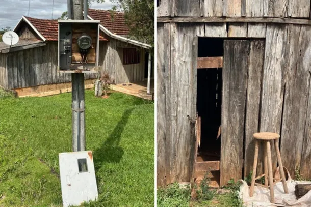 Resid&ecirc;ncia na &aacute;rea rural de Francisco Alves foi arrombada e teve objetos e cerca de 100 metros de fios furtados. Suspeitos teriam fugido em um caminh&atilde;o azul.