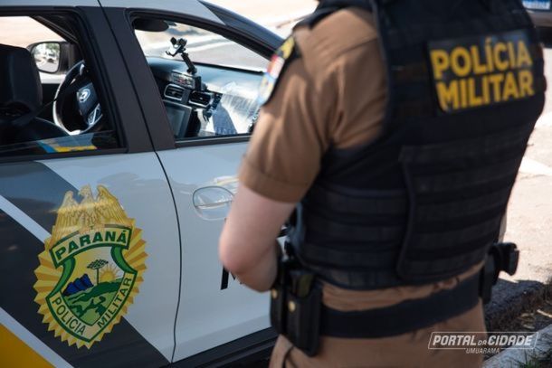 Homem foi localizado pela ROTAM ap&oacute;s tentar fugir durante o cumprimento de um mandado de pris&atilde;o no bairro Parque Industrial 4, em Umuarama