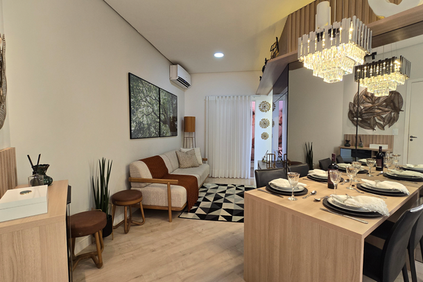  Apartamento decorado Waterfalls Residence.