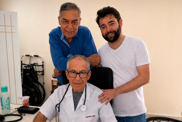 Ex-Deputado Federal Dr Elimar Damasceno, Dr. Lenine e Jorginho En&eacute;as Bento.